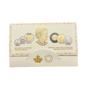 2022-Dated Last Strikes Queen Elizabeth Uncirculated Set